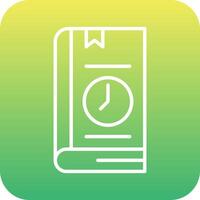 Book Time Limit Vector Icon