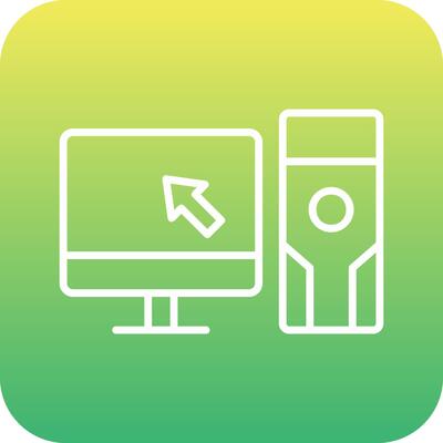 Computer Vector Icon