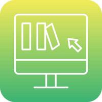 Online Book purchase Vector Icon