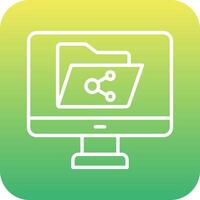 File Sharing Vector Icon