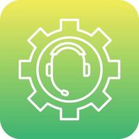 Call Serves setting Vector Icon