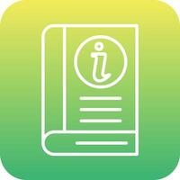 Information Book Vector Icon