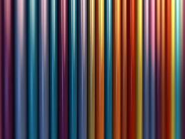 AI generated Colorful vertical stripes background Parallel Multicolored lines texture photo