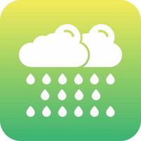 icono de vector de lluvia