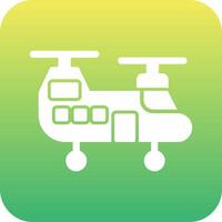 Military Helicopter Vector Icon