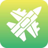 Jet Fighter Vector Icon