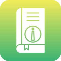 Book Information Vector Icon