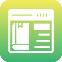 Online Book purchase Vector Icon