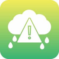 clima alerta vector icono