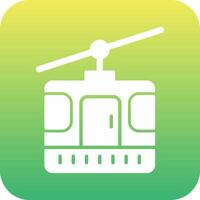 Cable Car Cabin Vector Icon