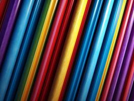 AI generated Colorful vertical stripes background Parallel Multicolored lines texture photo