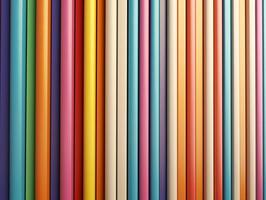 AI generated Colorful vertical stripes background Parallel Multicolored lines texture photo