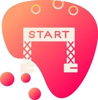 Start Line Vector Icon