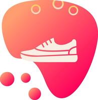 icono de vector de zapatillas