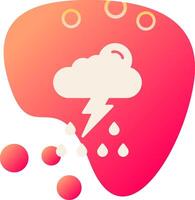 Thunder storm Vector Icon