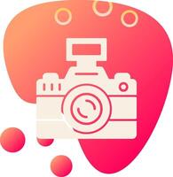 icono de vector de cámara de fotos