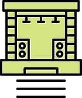 Stage Vector Icon