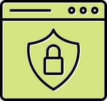Web Security Vector Icon