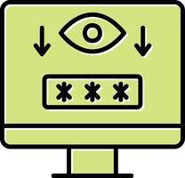 Computer Spyware Vector Icon