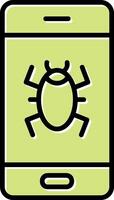 Mobile Virus Vector Icon