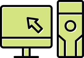 Computer Vector Icon