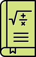 Maths Book Vector Icon