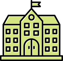 University Building Vector Icon