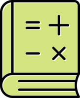 Math Book Vector Icon