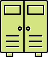 Lockers Vector Icon