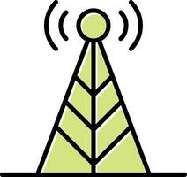 icono de vector de antena