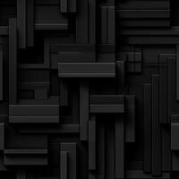 AI generated Dark black Geometric grid background Modern dark abstract texture seamless pattern photo