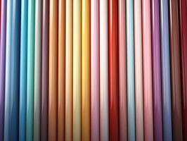 AI generated Colorful vertical stripes background Parallel Multicolored lines texture photo