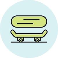 Skateboard Vector Icon