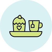 Afternoon Tea Vector Icon