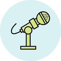 Microphone Stand Vector Icon