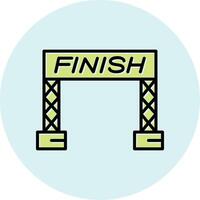 Finish Line Vector Icon