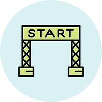 Start Line Vector Icon