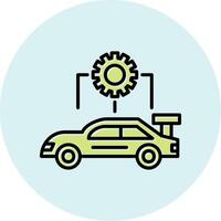 Car Configuration Vector Icon