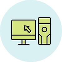 Computer Vector Icon