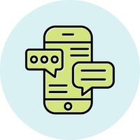 Chatting Vector Icon