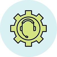 Call Serves setting Vector Icon