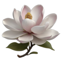 3d prestados magnolia flor png