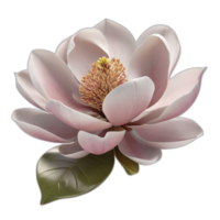 3d prestados magnolia flor png