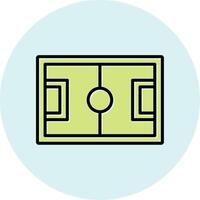 Football Ground Vector Icon