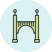 icono de vector de puente