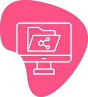 File Sharing Vector Icon