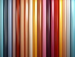 AI generated Colorful vertical stripes background Parallel Multicolored lines texture photo