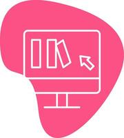 Online Book purchase Vector Icon