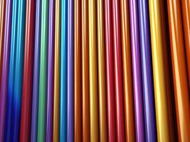 AI generated Colorful vertical stripes background Parallel Multicolored lines texture photo