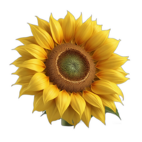 3d reso uno girasole png